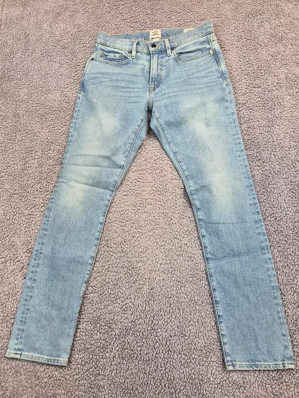 Flint and Tinder Jeans Men's Size 29x30 Light Wash Tapered Fit (1211)